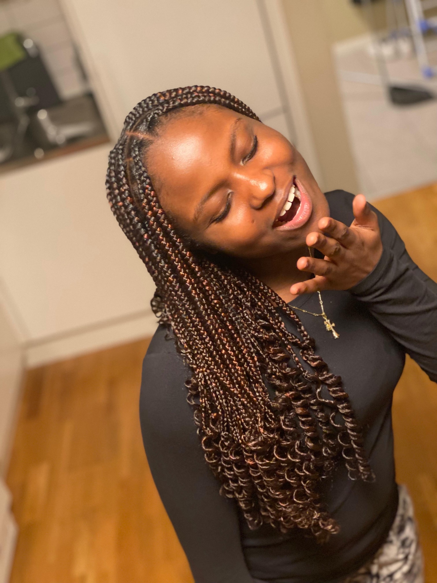 Medium braids